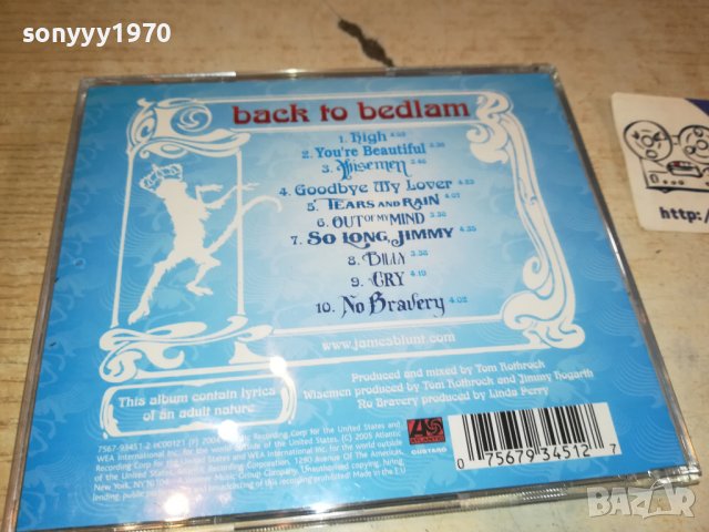 JAMES BLUNT-ORIGINAL CD 0304231709, снимка 6 - CD дискове - 40239845