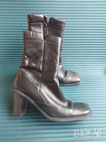 Дамски ботуши естествена кожа, 39 номер, снимка 2 - Дамски ботуши - 52496766