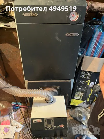 КОМПЛЕКТ Пелетен котел Greyko Expert 30 kW + горелка и бункер, снимка 3 - Камини - 56081226