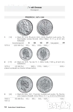 Немски каталог за монети от 1871 година до днес, снимка 7 - Нумизматика и бонистика - 49455983