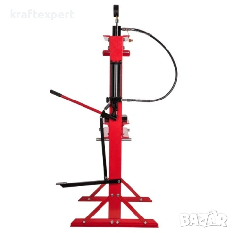 Хидравлична преса с педал 20 тона – манометър, регулируема маса, снимка 7 - Други инструменти - 53745967