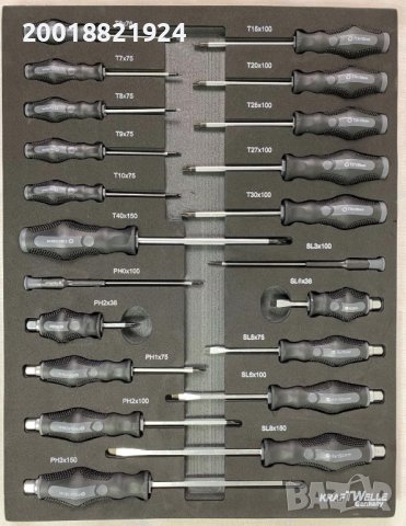 Количка,шкаф с инструменти Kraftwelle 7 чекмеджета, снимка 6 - Други инструменти - 41284898