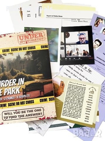 Нова Детективска Игра с мистерия на неразрешено убийство приятели семейство, снимка 2 - Други игри - 42110466
