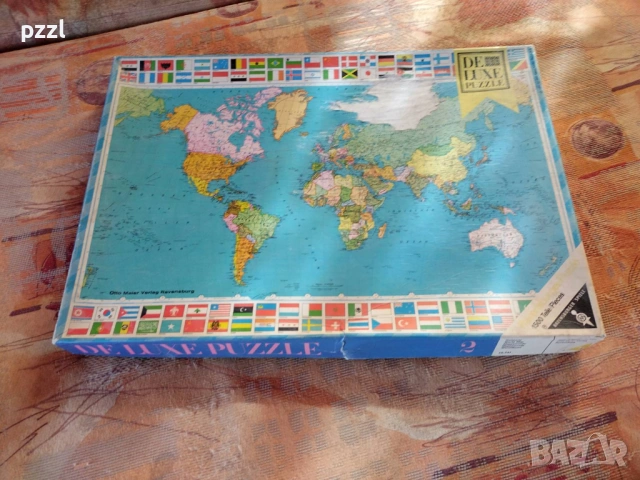 Пъзел "World Map” Ravensburger 1971г. 1500 части