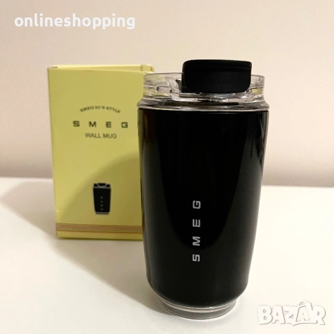 **НОВИ** Термо чаши SMEG Wall Mug – 240 мл, 2 налични цвята, снимка 2 - Чаши - 53115359