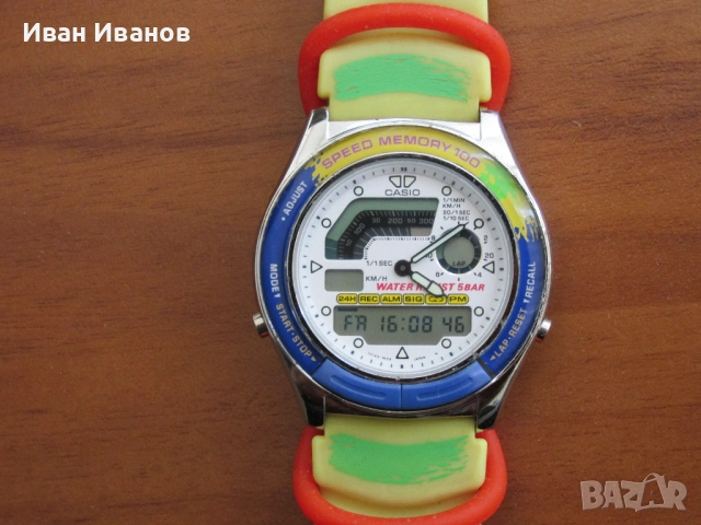 Casio AW-220 SPEED MEMORY 5BAR Made in Japan Касио, снимка 6 - Мъжки - 52010609