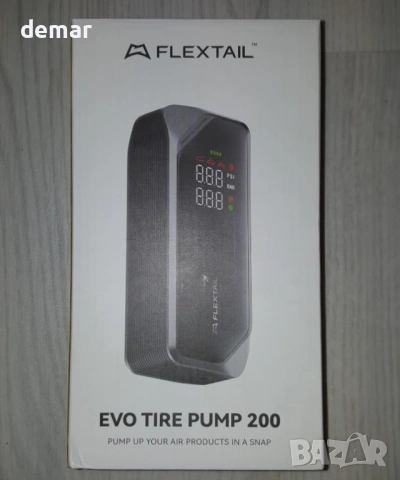 FLEXTAILGEAR Безжичен компресор за напомпване на автомобилни гуми, 150 PSI, 12V DC и USB-C, 6000mAh, снимка 11 - Аксесоари и консумативи - 53656552