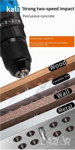 машина за пробиване и завинтване от 23 части , снимка 9 - Други машини и части - 50448648