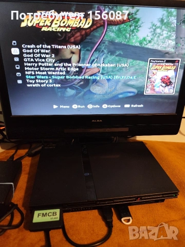 ✅ PS2 Slim хакнат,USB игри, HDMI, снимка 7 - PlayStation конзоли - 53327305