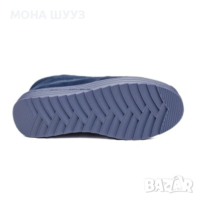 Дамски естествен велур обувки код 186022, снимка 3 - Маратонки - 53735959