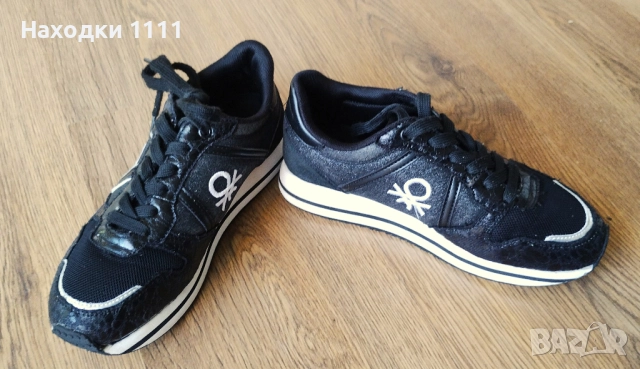 BENETTON Бенетон Готини сникърси маратонки, оригинални, номер 38, перфектни, снимка 9 - Маратонки - 52122394