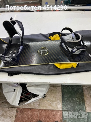 Сноуборд Ranger 155 см с автомати + калъф, снимка 2 - Зимни спортове - 52879684