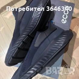 Мъжки обувки Ecco в син цвят размер 45, снимка 4 - Ежедневни обувки - 53205526