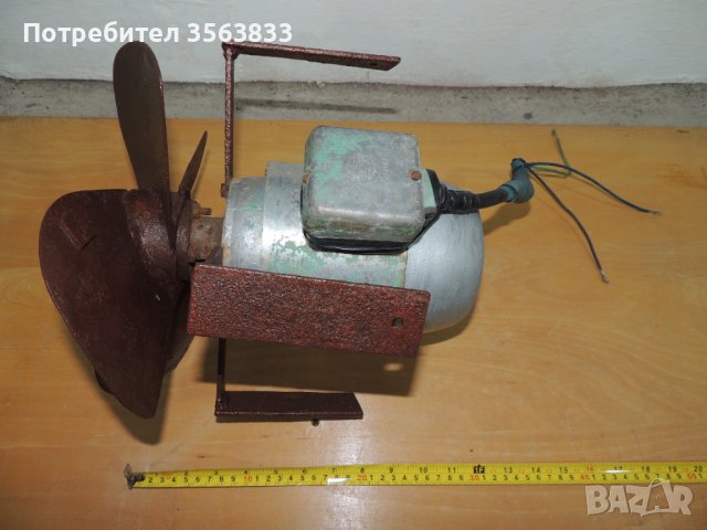 Трифазен вентилатор 0.37 kW, 1380 об/мин, Електродвигател  MEZ 2AP71-4 