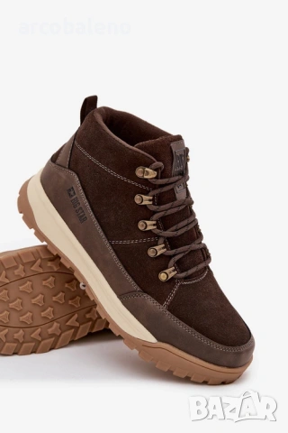Мъжки зимни боти Big Star от естествена велурена кожа, 3цвята , снимка 9 - Мъжки боти - 53045245