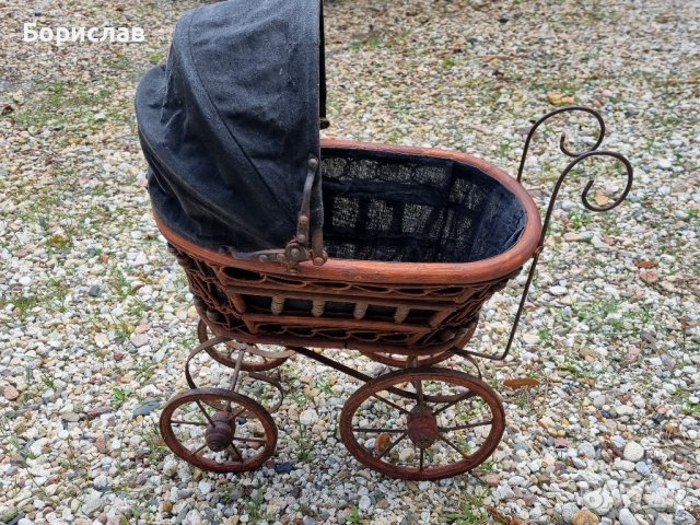 Детска количка, снимка 3 - Антикварни и старинни предмети - 40227647