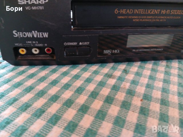 SHARP Записващо видео, снимка 2 - Плейъри, домашно кино, прожектори - 42681825