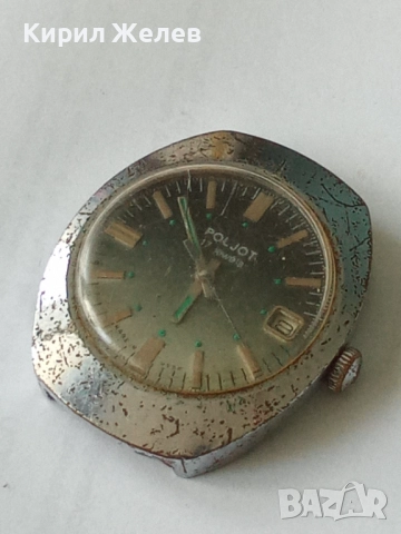 Механизъм с циферблат от стар ръчен часовник 52069, снимка 2 - Мъжки - 52273105
