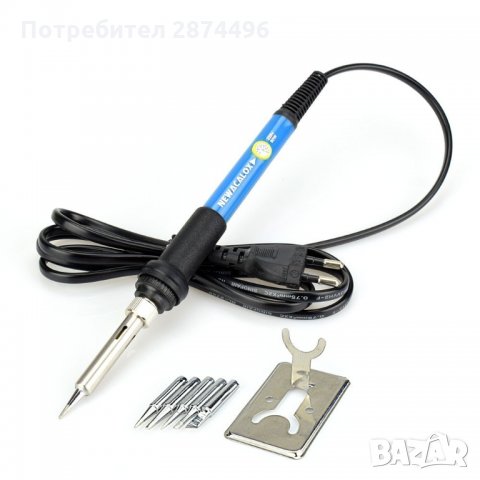 1745 ПОЯЛНИК 60 W - РЕГУЛИРУЕМ В КУФАР С АКСЕСОАРИ, снимка 6 - Поялници и запояване - 35820789