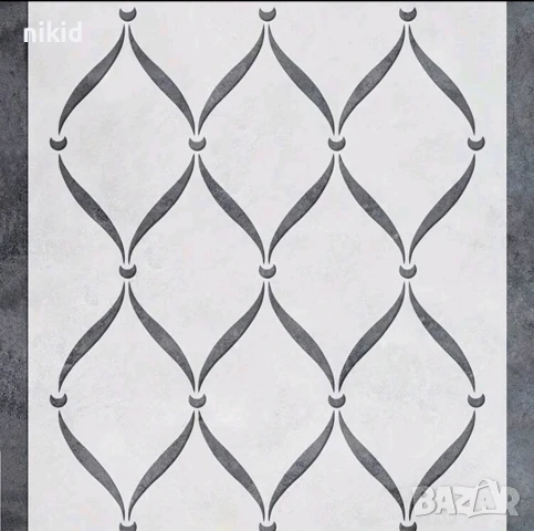 Едра Мароканска мрежа плетеница стенсил шаблон за спрей за торта украса Scrapbooking стена