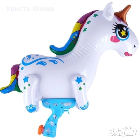 Воден пистолет голям надуваем акула еднорог, снимка 13 - Други - 51918664