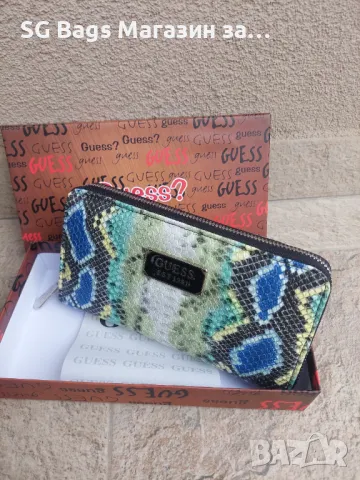 Guess дамско портмоне дамски портфейл код 196, снимка 5 - Портфейли, портмонета - 47498860