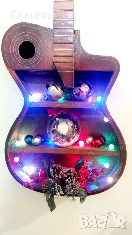 Ръчно изработена етажерка от китара - уникат !, снимка 5 - Китари - 52663926