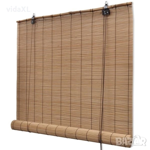 vidaXL Кафява бамбукова роло щора 150х220 см(SKU:241331)
