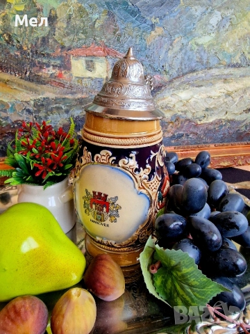 Керамична халба , снимка 2 - Антикварни и старинни предмети - 51694830