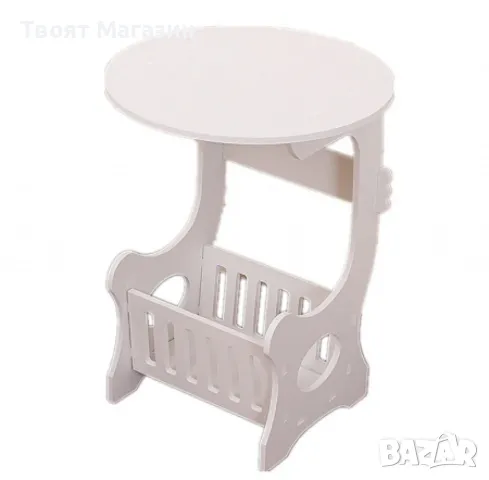 Кръгла масичка нощно шкафче , снимка 5 - Маси - 48683557