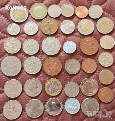 Мега Лот монети България и Света , снимка 2 - Нумизматика и бонистика - 53482963