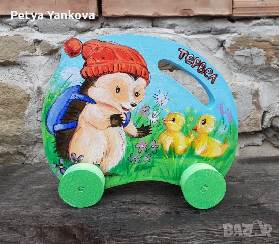 детски дървени рисувани играчки