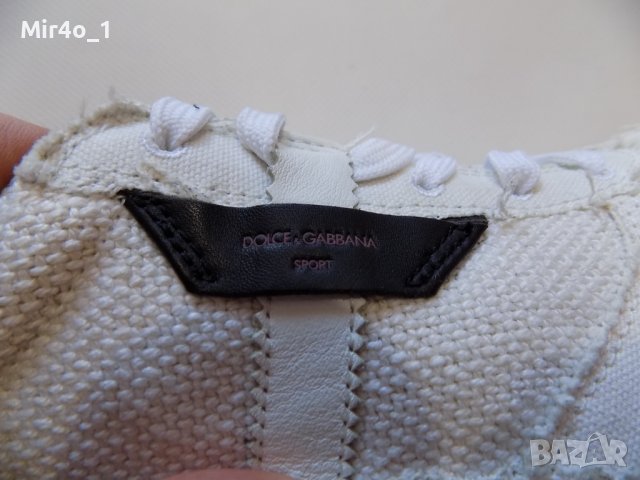 нови маратонки dolce & gabbana кецове обувки оригинал мъжки 45 29.5 см, снимка 9 - Маратонки - 44424272