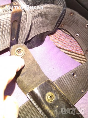 Широк колан 140смх55мм промазан плат военен ловен с кобур и калъвче пълнител-нож естестевна кожа, снимка 5 - Оборудване и аксесоари за оръжия - 38618731