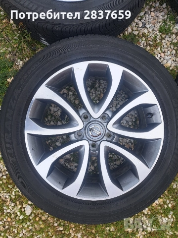 Оригинални джанти за Нисан JUKE-17 цола , снимка 8 - Гуми и джанти - 52862835