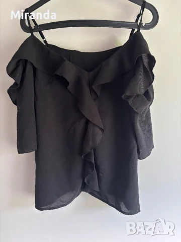 Shein топ с паднало рамо L, снимка 5 - Корсети, бюстиета, топове - 50448943