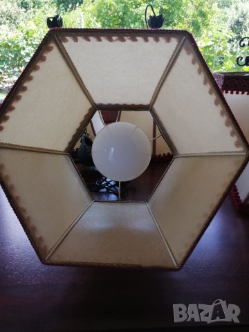 Абажур от ковано желязо в стил "COUNTRY HOUSE" , снимка 5 - Лампи за таван - 41843569