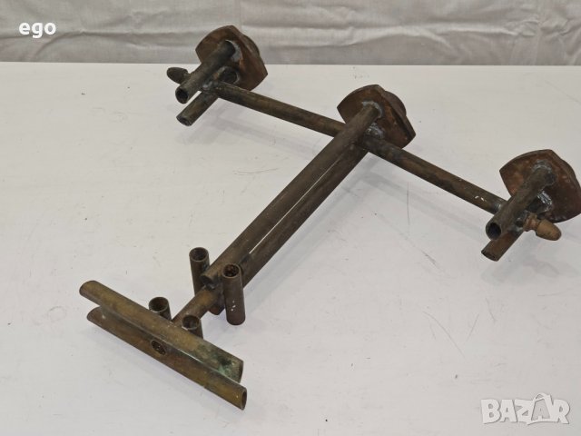 Месингов свещник за 3 свещи, снимка 5 - Други - 41302945