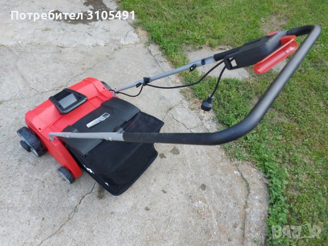 Аератор 2 бр.вертикулатор Einhell с кош електрически, снимка 9 - Градинска техника - 41313951