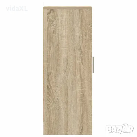 vidaXL Шкаф за обувки, дъб сонома, 32x35x92 см, инженерно дърво, снимка 7 - Шкафове - 56147864