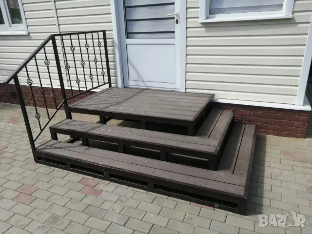 СТЪЛБИЩЕ от метал --ПРОИЗВЕЖДАМ междуетажни стълбища от стоманени профили в комбинация с дърво, снимка 3 - Строителни материали - 49248758