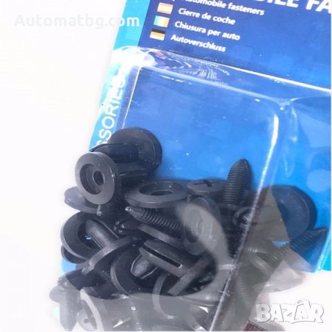 Комплект щипки за автомобил Automat, 3128, 20бр, Черни, снимка 3 - Аксесоари и консумативи - 36025424
