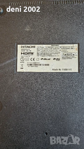 Телевизор Hitachi 43HB5T62 H за части , снимка 3 - Телевизори - 50685963