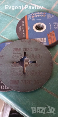 Фибър-диск 3M/ 125mm.-P36, снимка 2 - Други машини и части - 53472749