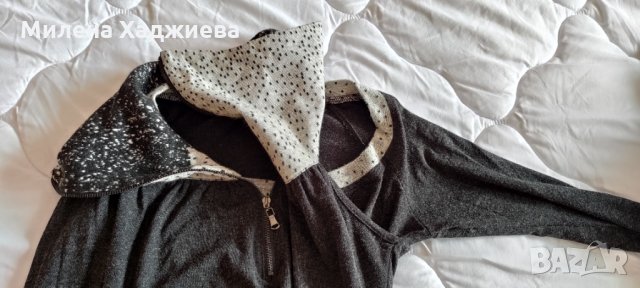 Дамска рокля с интересна яка, С/М, снимка 6 - Рокли - 35854229