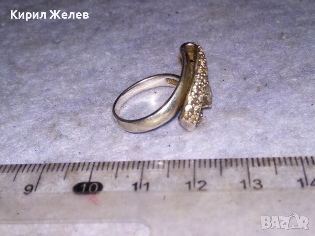 ПРЕКРАСЕН СКЪПОЦЕНЕН МАРКОВ СРЕБЪРЕН АРТ ПРЪСТЕН СРЕБРО 925 olx С ИСКРЯЩИ ФАСЕТИРАНИ ЦИРКОНИ 38506, снимка 16 - Пръстени - 41450903