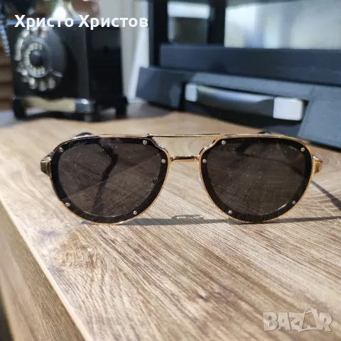Мъжки луксозни слънчеви очила Cartier CT0195S 001 cat.3, снимка 2 - Слънчеви и диоптрични очила - 47455949