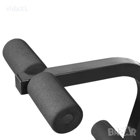 vidaXL Комплект лежанка със стойка за лост, щанга и дъмбели, 60,5 кг, снимка 4 - Спортна екипировка - 56146392