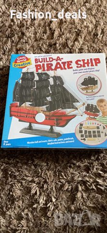 Нов детски комплект пиратски кораб за сглобяване рисуване деца 8+ играчка, снимка 5 - Други - 40327404