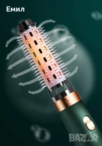 Сешоар с три накрайника, 3 степени на мощност, използва горещ въздух /Двигател Мощност 2000W, снимка 9 - Сешоари - 47698516